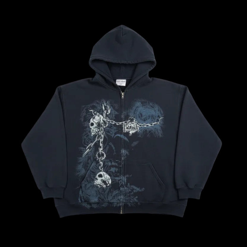 Cyber-Chained Specter Zip-Up