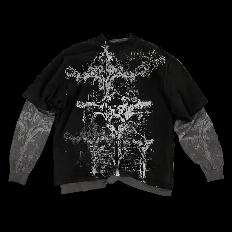 Long-Sleeve Two piece Skull