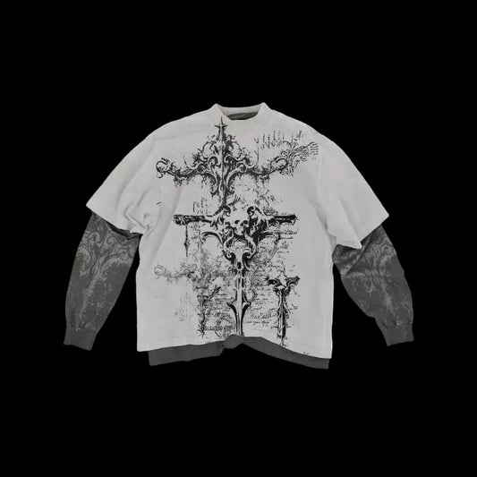 Long-Sleeve Two piece Skull