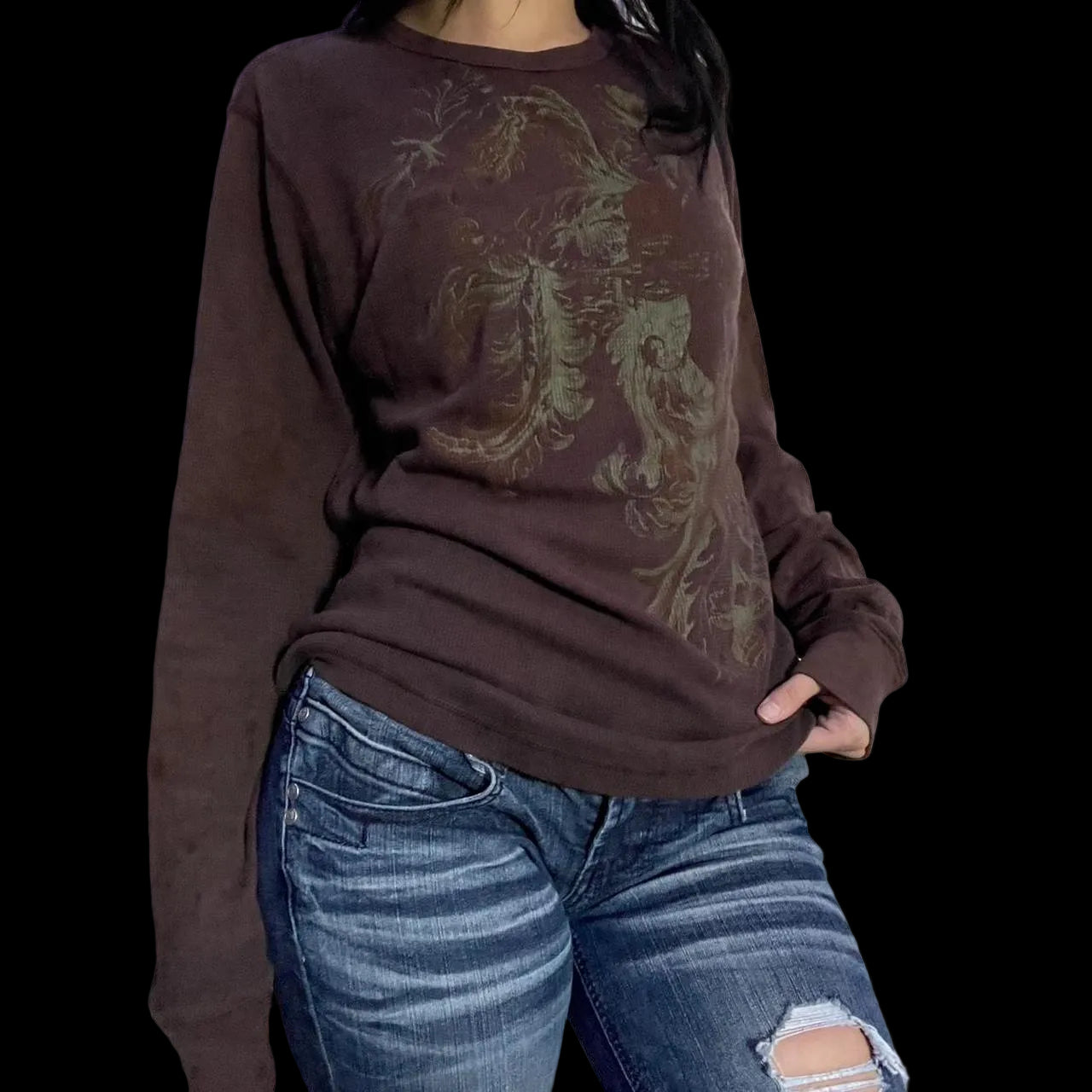 Brown1 Longsleeve