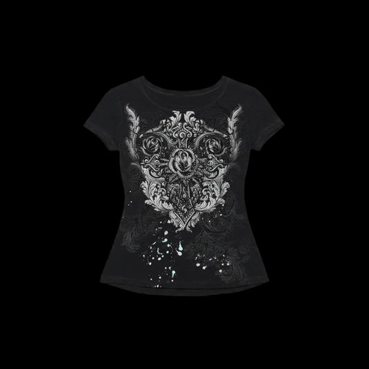 Black V-Neck T-Shirt