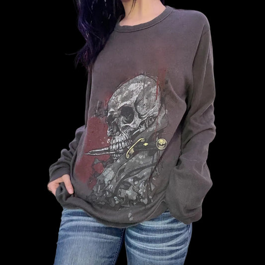 Brown & red longsleeve