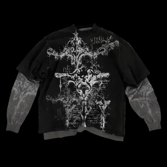 Long-Sleeve Two piece Skull