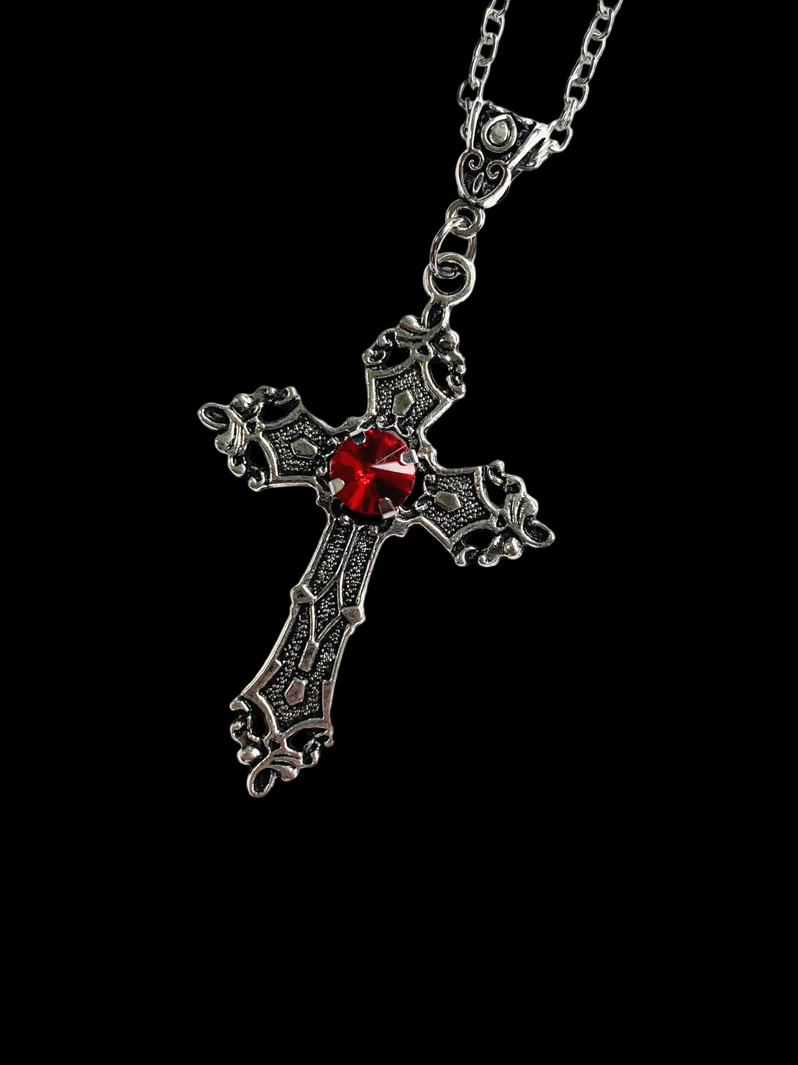 Vintage Gothic Cross Necklace