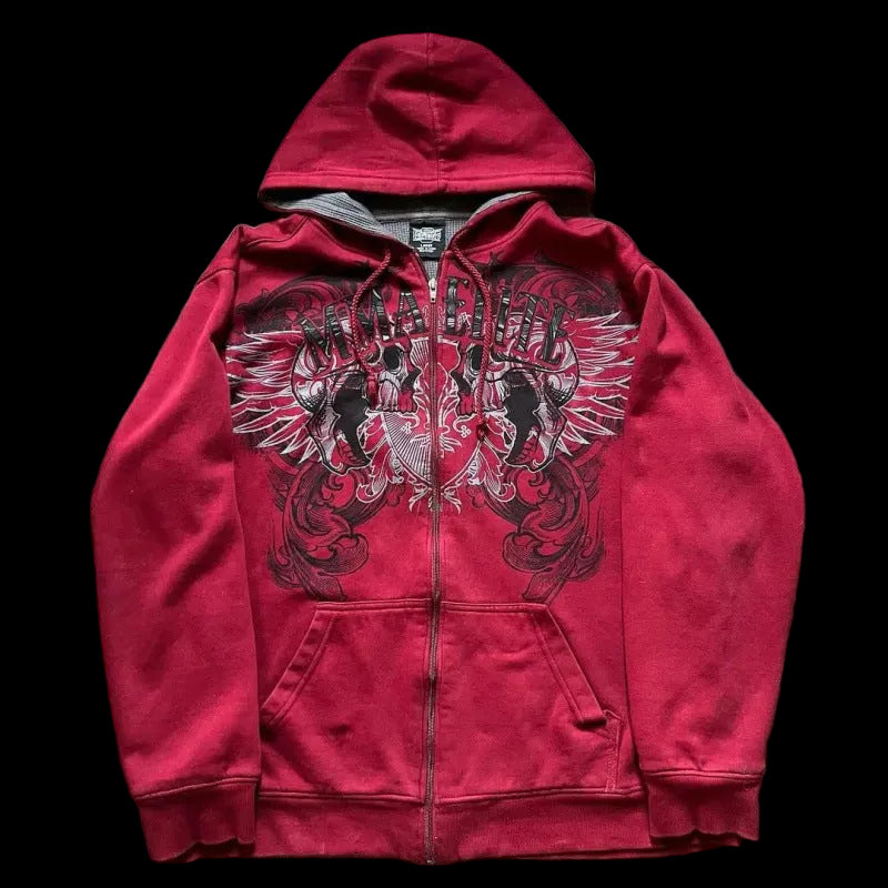 Elite Red Zip Up