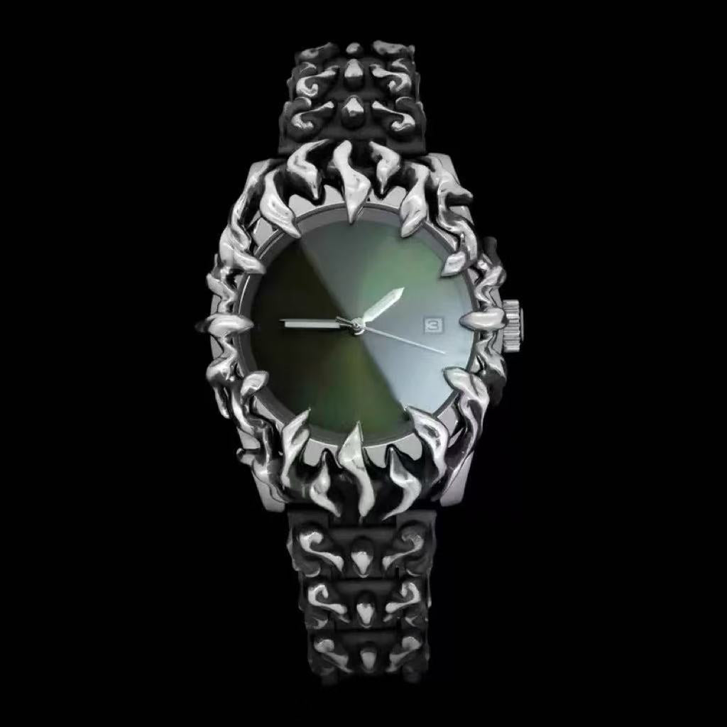 Silver Thorn Crimson Watch