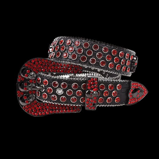 Crystal Studded Statement Belt