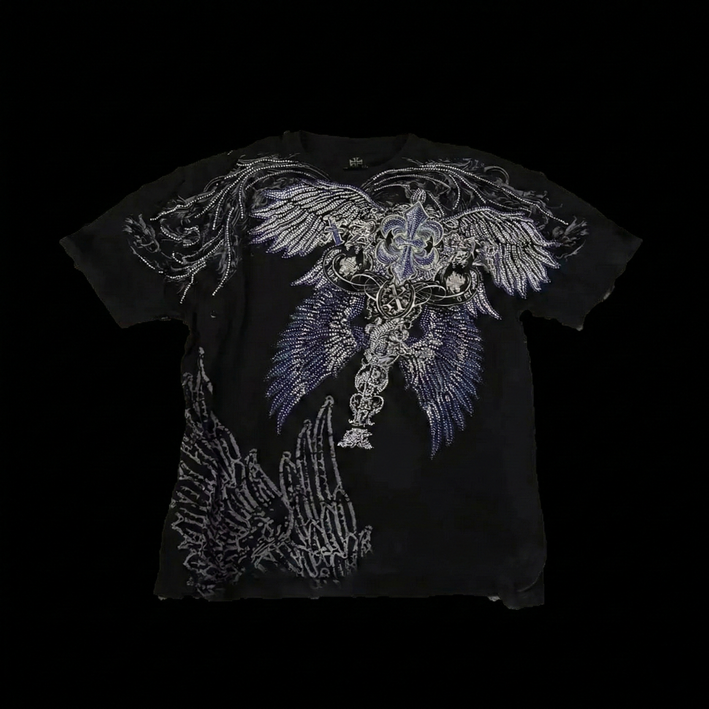 Yellow Winged Cross Graphic Tee